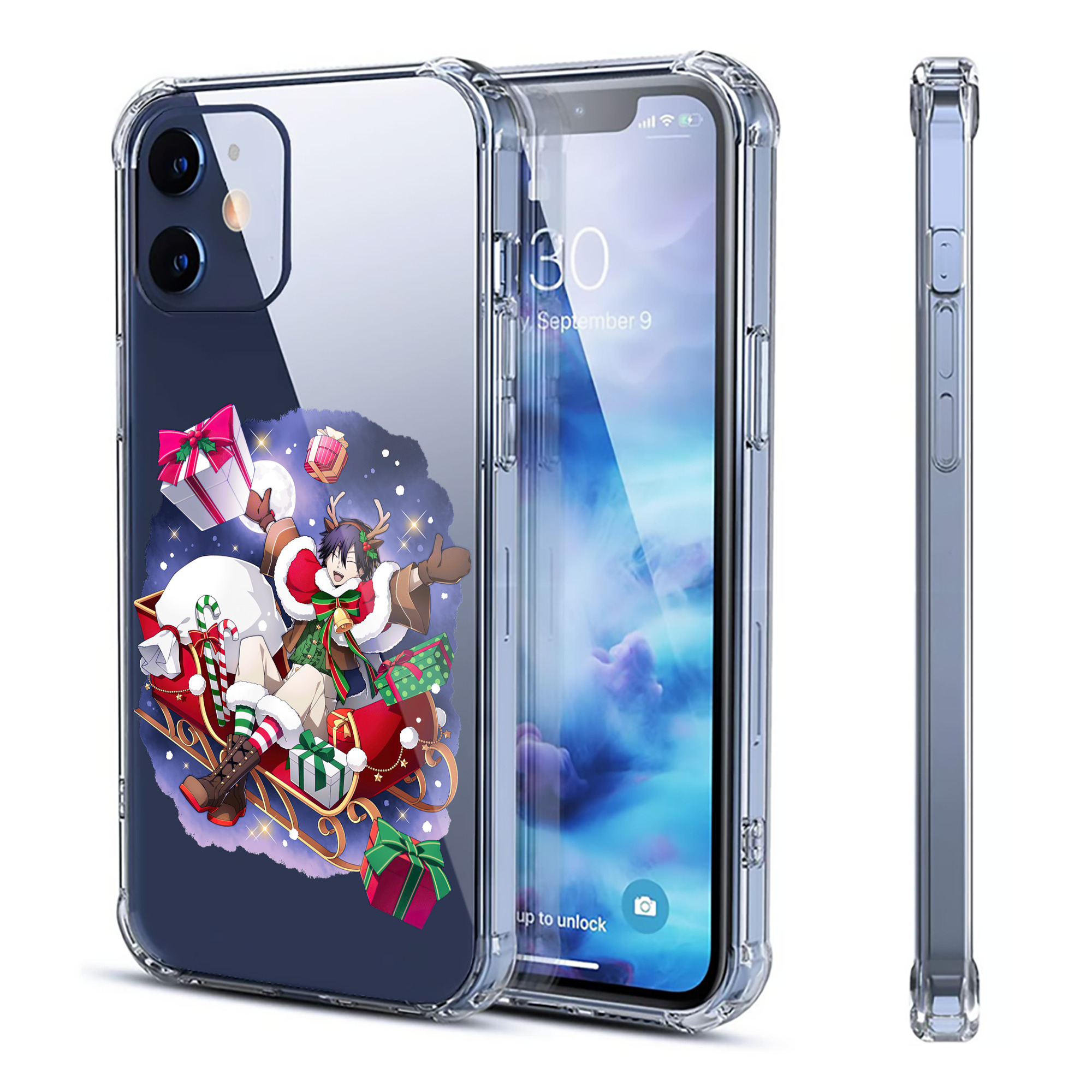 （画像用） 文豪ストレイドッグス Bungo Stray Dogs 【iPhone 12シリーズ対応】透明スマホケース（クリアソフトケース）